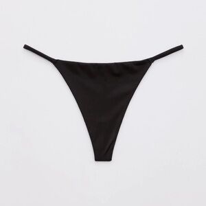 NWT American Eagle Aerie Black String Thong